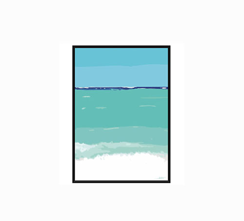 SketchUp模型丨模型库[装饰画]现代简约风景画丨ZSH000047