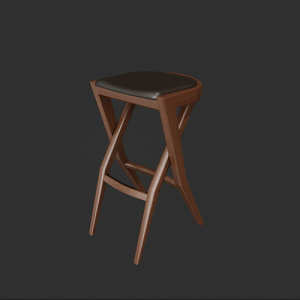 SketchUp模型丨模型库[单体模型]吧台凳高脚凳丨DT00024