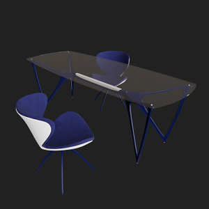 SketchUp模型丨模型库[单体模型]现代单椅丨DT00038