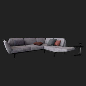 SketchUp模型丨模型库[单体模型]现代多人沙发丨DT00042