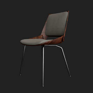 SketchUp模型丨模型库[单体模型]现代北欧单人椅丨DT00043