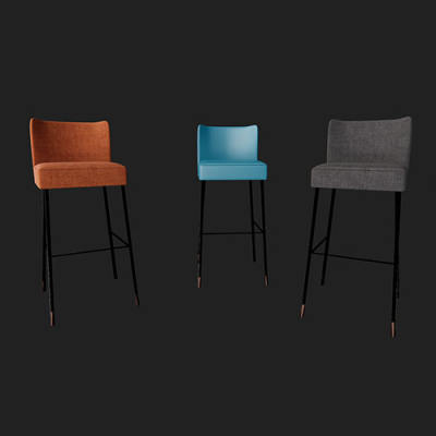 SketchUp模型丨模型库[单体模型]吧台椅吧台凳丨DT00043