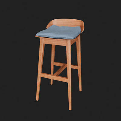 SketchUp模型丨模型库[单体模型]吧台椅吧台凳丨DT00046