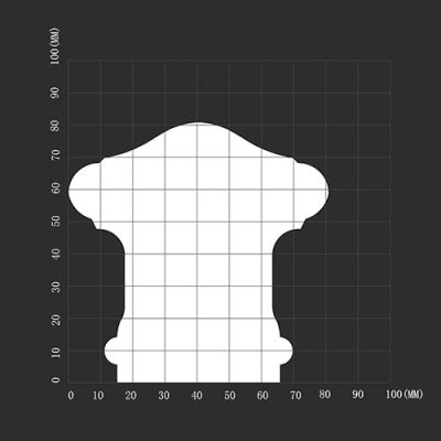 SketchUp模型丨智能构件[PB3轮廓]柱头丨LK00515