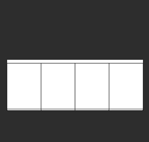 SketchUp模型丨智能构件[PB3构件]橱柜_吊柜丨PB00004