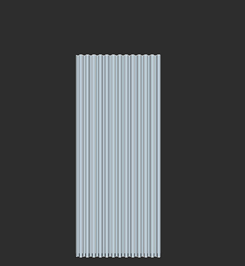 SketchUp模型丨智能构件[PB3构件]窗帘_纱帘丨PB00029