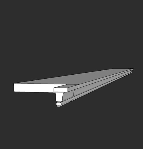 SketchUp模型丨智能构件[PB3构件]窗台_造型丨PB00032