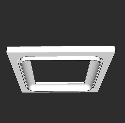 SketchUp模型丨智能构件[PB3构件]吊顶圆弧造型丨PB00037