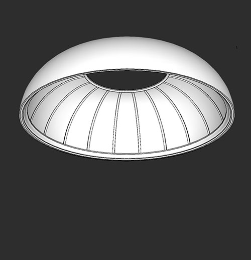 SketchUp模型丨智能构件[PB3构件]吊顶圆弧造型丨PB00041
