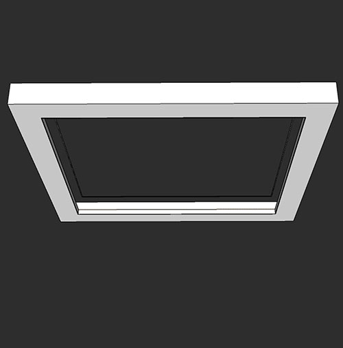 SketchUp模型丨智能构件[PB3构件]吊顶现代造型丨PB00043