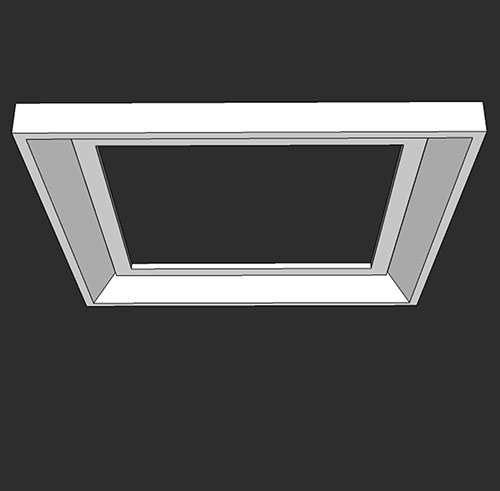 SketchUp模型丨智能构件[PB3构件]吊顶现代造型丨PB00046