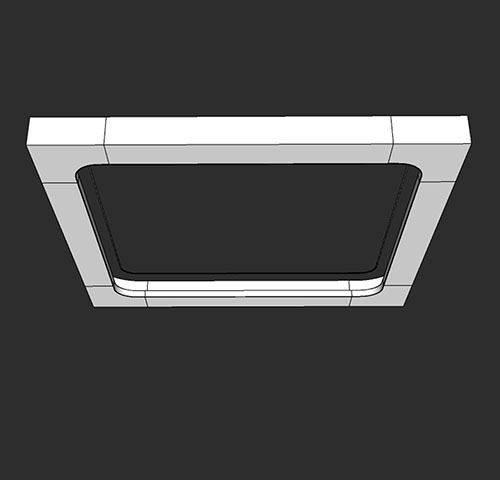SketchUp模型丨智能构件[PB3构件]吊顶现代造型丨PB00047