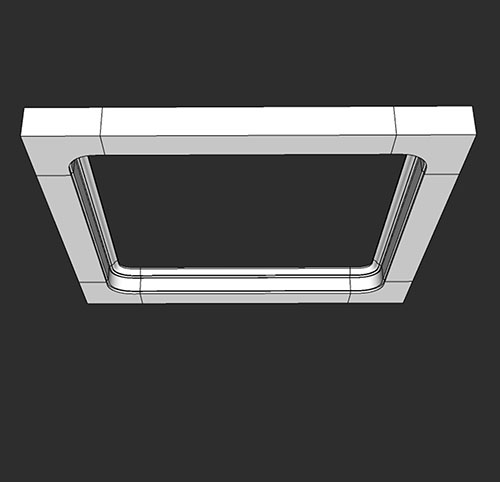 SketchUp模型丨智能构件[PB3构件]吊顶现代造型丨PB00049