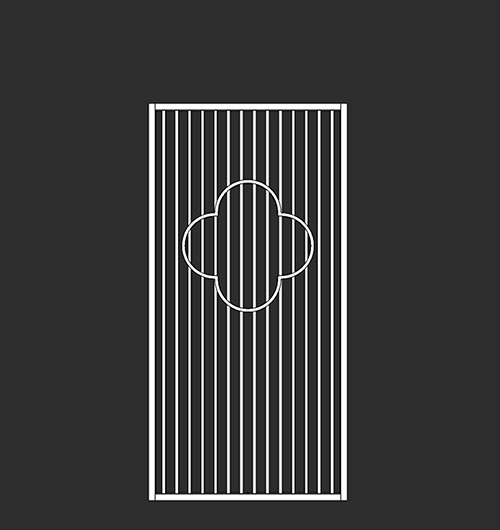SketchUp模型丨智能构件[PB3构件]隔断丨PB00088