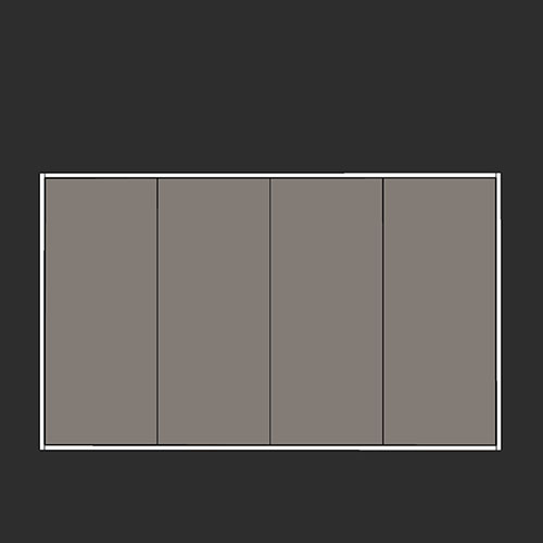 SketchUp模型丨智能构件[PB3构件]隔断丨PB00091