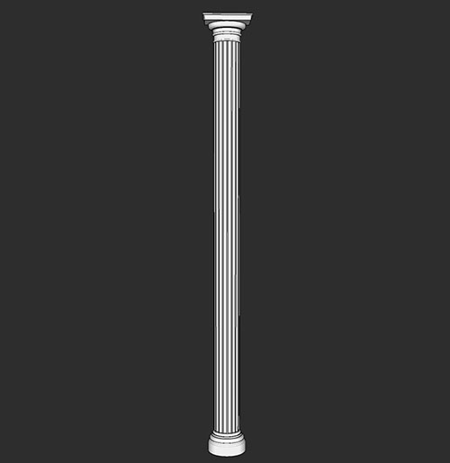 SketchUp模型丨智能构件[PB3构件]建筑_罗马柱丨PB00123