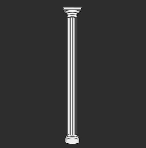 SketchUp模型丨智能构件[PB3构件]建筑_罗马柱丨PB00139
