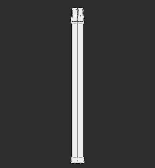 SketchUp模型丨智能构件[PB3构件]建筑_罗马柱丨PB00143