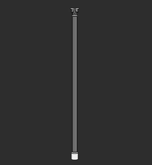 SketchUp模型丨智能构件[PB3构件]建筑_罗马柱丨PB00154