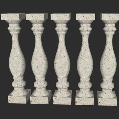 SketchUp模型丨智能构件[PB3构件]欧式石花瓶丨PB00183