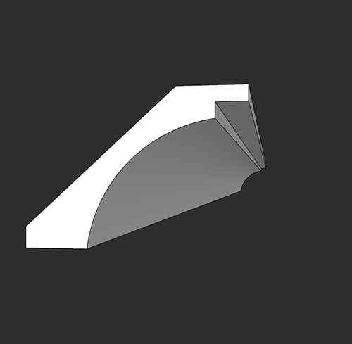 SketchUp模型丨智能构件[PB3构件]顶线_50高丨PB00236