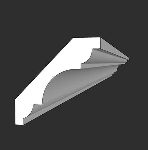 SketchUp模型丨智能构件[PB3构件]顶线_80高丨PB00240