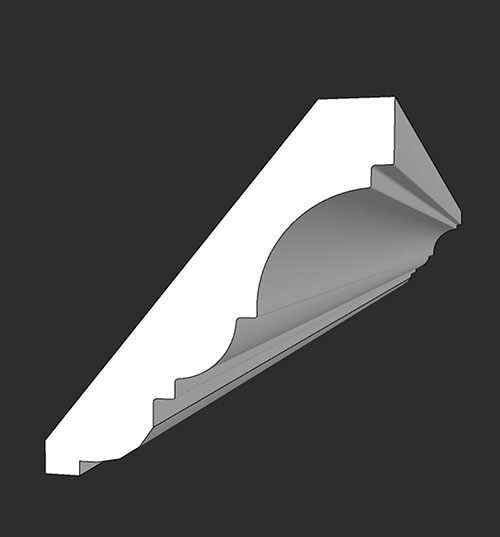SketchUp模型丨智能构件[PB3构件]顶线_90高丨PB00241