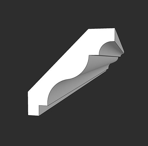 SketchUp模型丨智能构件[PB3构件]顶线_100高丨PB00242