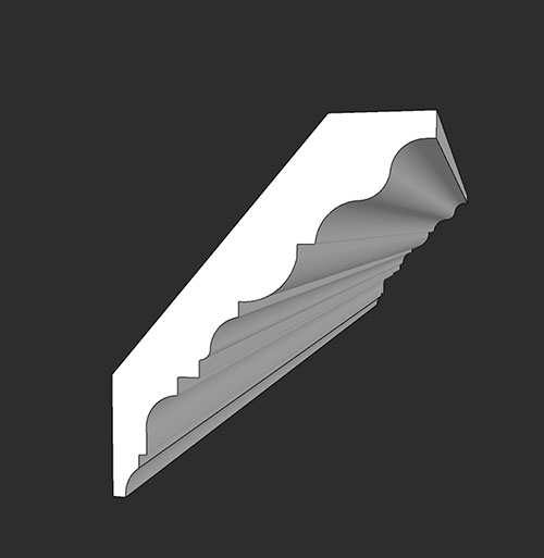 SketchUp模型丨智能构件[PB3构件]顶线_150高丨PB00245