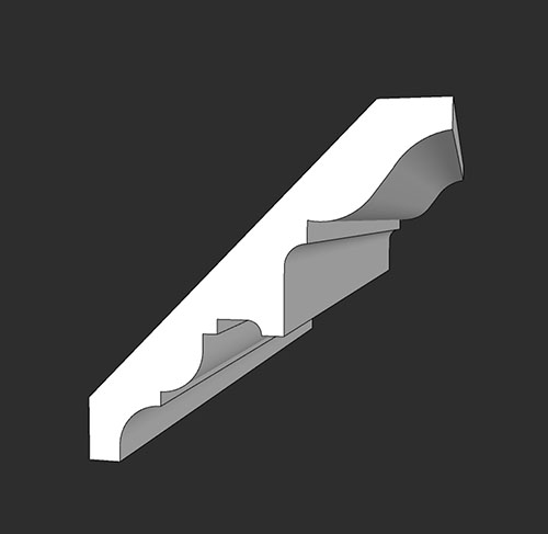 SketchUp模型丨智能构件[PB3构件]顶线_300高丨PB00247