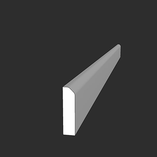 SketchUp模型丨智能构件[PB3构件]脚线_60高丨PB00249