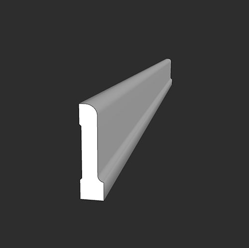 SketchUp模型丨智能构件[PB3构件]脚线_80高丨PB00250