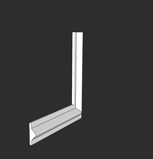 SketchUp模型丨智能构件[PB3构件]石膏线_款式丨PB00262
