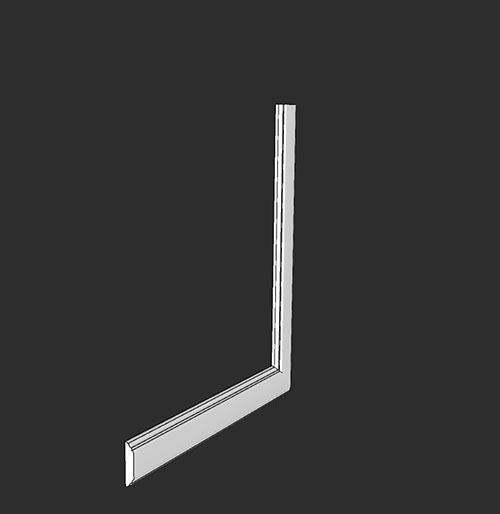 SketchUp模型丨智能构件[PB3构件]石膏线_款式丨PB00271