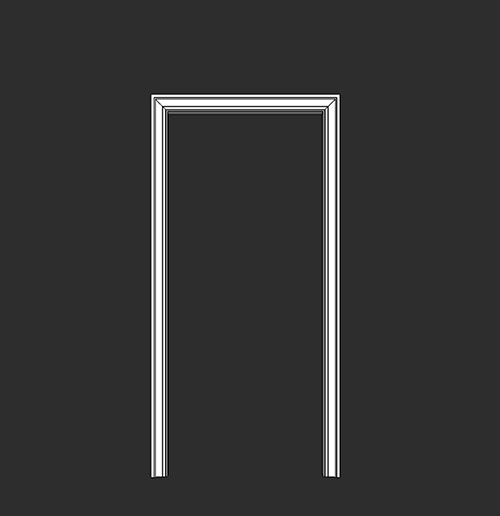 SketchUp模型丨智能构件[PB3构件]套线_造型丨PB00276