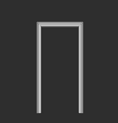SketchUp模型丨智能构件[PB3构件]套线_造型丨PB00277