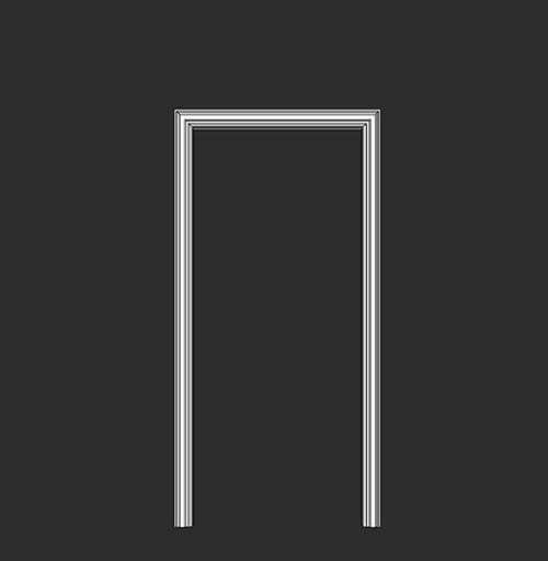 SketchUp模型丨智能构件[PB3构件]套线_造型丨PB00278