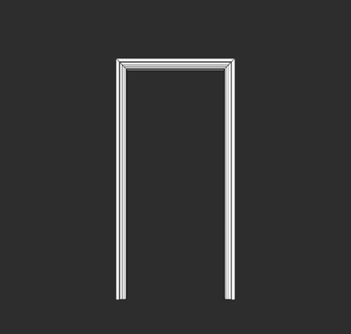 SketchUp模型丨智能构件[PB3构件]套线_造型丨PB00279