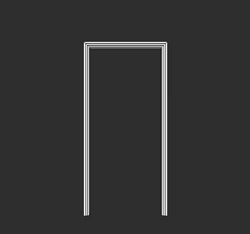 SketchUp模型丨智能构件[PB3构件]套线_造型丨PB00281