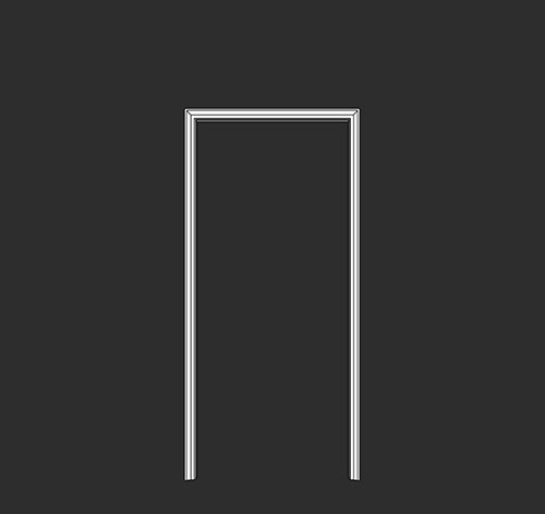 SketchUp模型丨智能构件[PB3构件]套线_造型丨PB00282