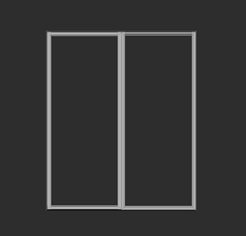 SketchUp模型丨智能构件[PB3构件]移门_款式丨PB00288