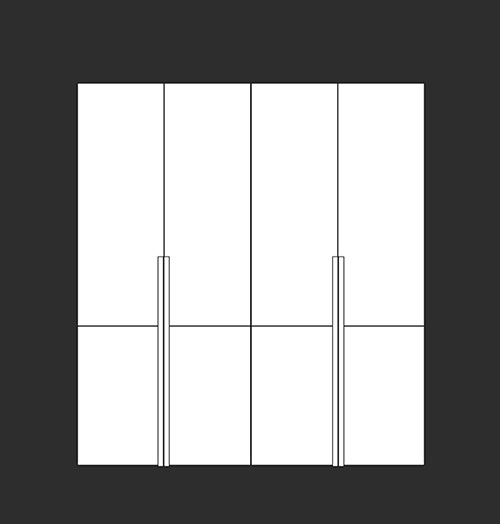 SketchUp模型丨智能构件[PB3构件]高柜_款式丨PB00297