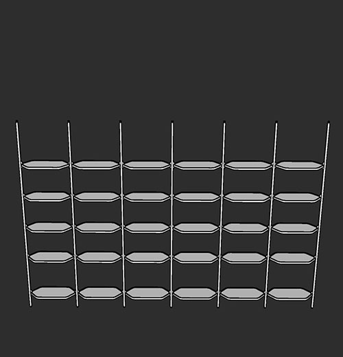 SketchUp模型丨智能构件[PB3构件]书架_款式丨PB00357