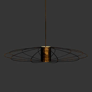 SketchUp模型丨模型库[单体模型] 吊灯 意大利 Baxter丨DT000157