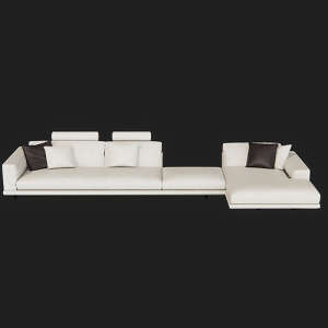 SketchUp模型丨模型库[单体模型]沙发 意大利 B&B ITALIA丨DT000159