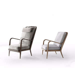 SketchUp模型丨模型库[单体模型] 意大利 Flexform休闲椅组合丨DT000191