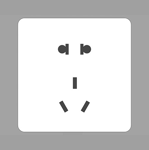 SketchUp模型丨信息模型[动态组件]插座正位五孔丨DC00013