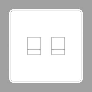 SketchUp模型丨信息模型[动态组件]  双插座网络西门子睿智系列丨DC00036