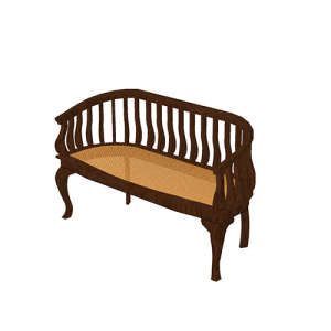 SketchUp模型丨单体模型[中式家具]沙发组合丨MX00075