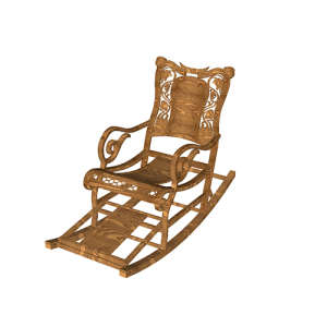 SketchUp模型丨单体模型[中式家具]单椅丨MX00141